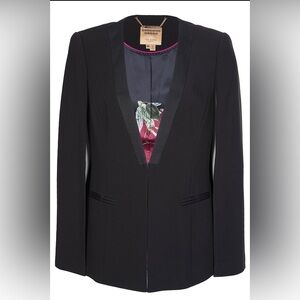 Ted Baker London Black Cape Blazer